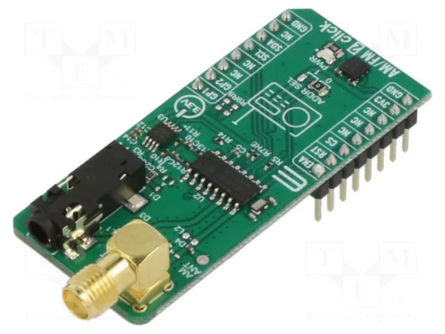 Click board; prototype board; Comp: Si4732; 3.3VDC MIKROE MIKROE-5793