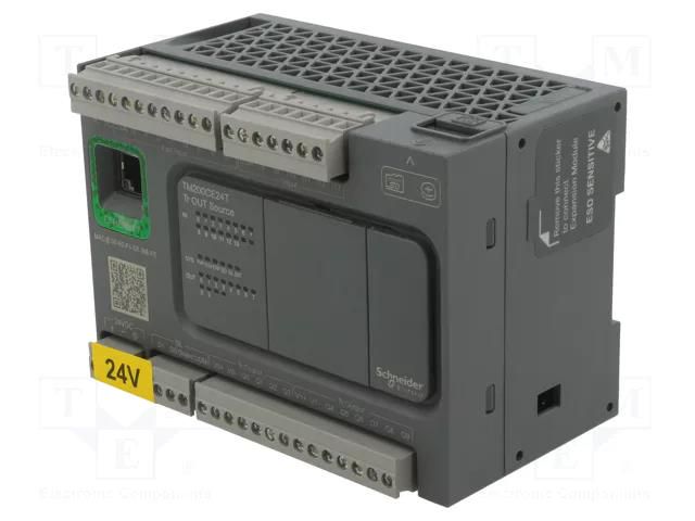 Module: PLC programmable controller; OUT: 10; IN: 14; IP20; 24VDC SCHNEIDER ELECTRIC TM200CE24T