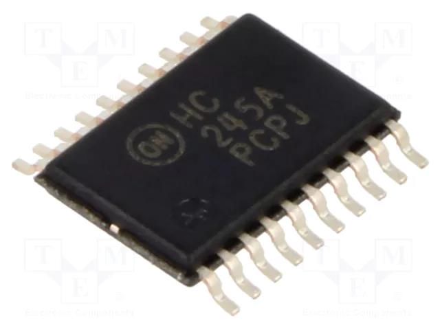 IC: digital; 3-state,octal,transceiver; Ch: 8; CMOS; SMD; TSSOP20WB ONSEMI MM74HC245AMTC