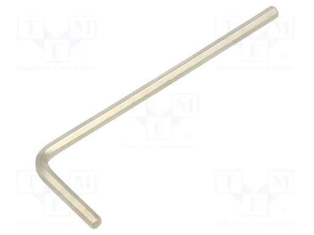 Wrench; hex key; HEX 2mm; Overall len: 52mm; steel IRIMO SA.040011