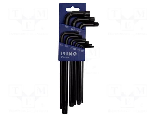 Wrench-set; Torx®; 9pcs. IRIMO SA.458-9-H