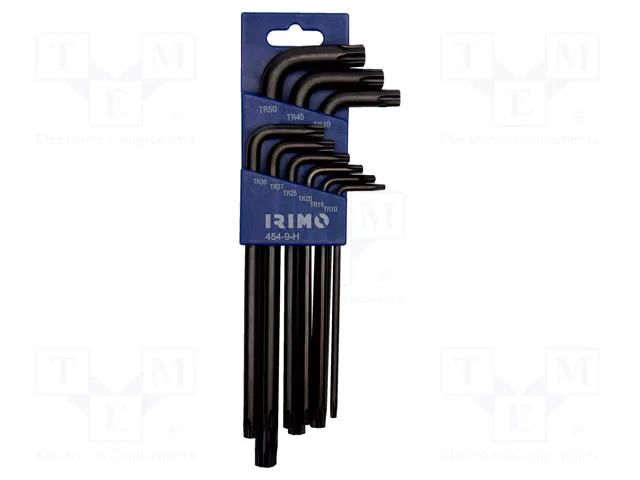 Wrenches set; Torx® with protection; 9pcs. IRIMO SA.454-9-H