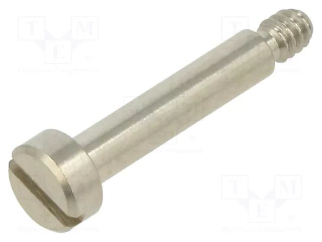 Screw; UNC6-32x19.1; Head: cheese head; slotted; stainless steel KEYSTONE KEYS2430