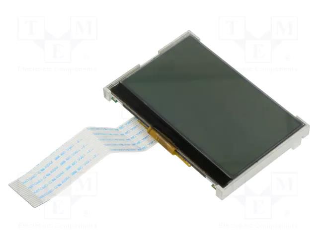 Display: LCD; graphical; 128x64; FSTN Positive; 80x54x9.7mm; LED POWERTIP PE12864WRF-042HL4Q