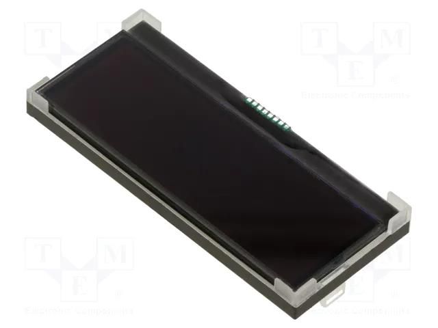 Display: LCD; graphical; 132x32; COG,FSTN Negative; LED; PIN: 8; 1x8 RAYSTAR OPTRONICS RX13232B-DIW