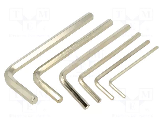 Wrench-set; hex key; steel; 6pcs. IRIMO SA.041011