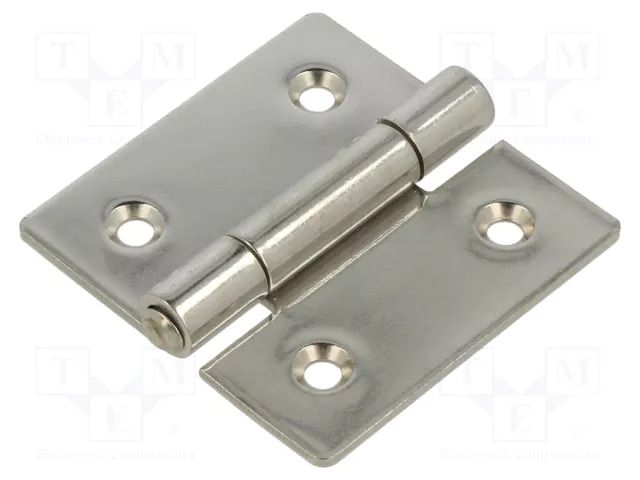 Hinge; Width: 60mm; stainless steel; H: 60mm ELESA+GANTER GN136NI60-60-C
