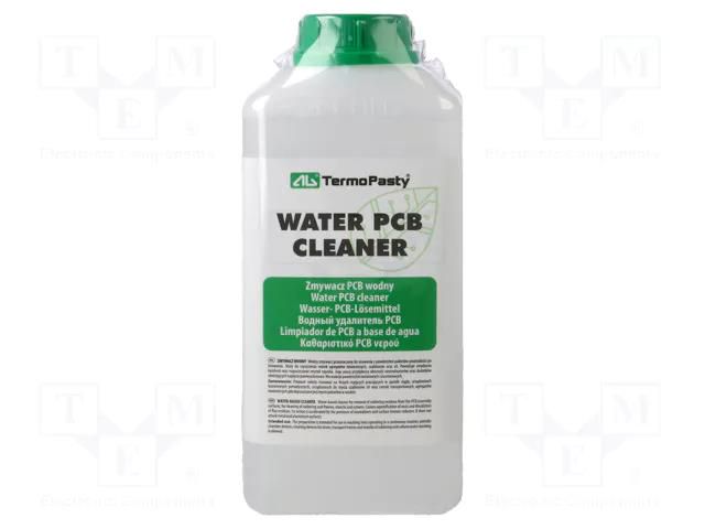 Cleaner; 1l; liquid; plastic container; Features: water based AG TERMOPASTY PCB-CLEANER-W-1L