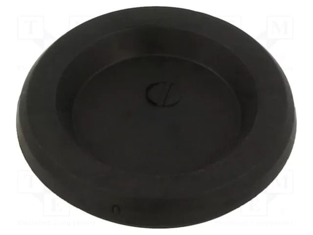 Grommet; with bulkhead; Ømount.hole: 40.2mm; black; Øcable: 1÷29mm TRELLEBORG T-GDM29