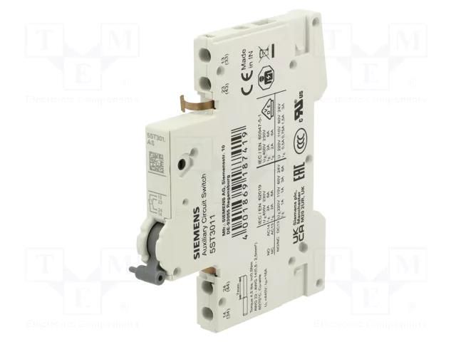 Auxiliary contacts; Contacts: NO x2 SIEMENS 5ST3011