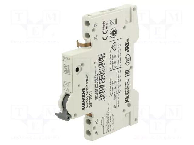 Auxiliary contacts; Contacts: NO x2 SIEMENS 5ST3011