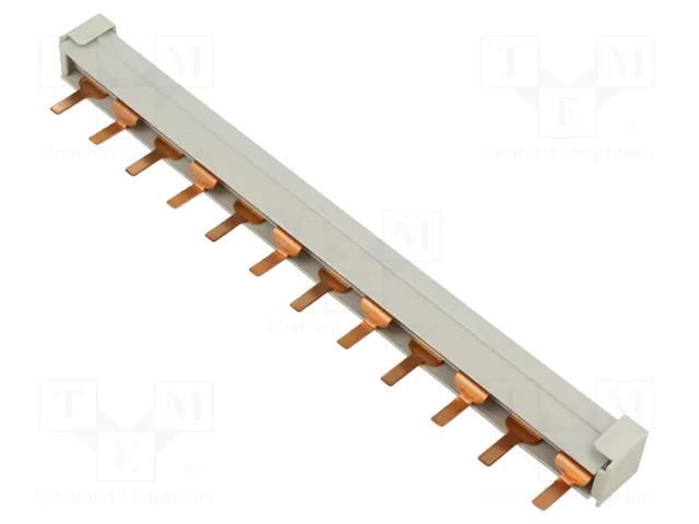 Busbar; 10mm2; Poles: 2; 63A; 214mm SIEMENS 5ST3734