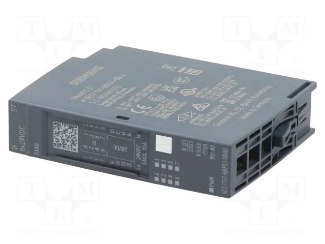 Module: in/out extension; ET 200SP; Digit.in: 8 SIEMENS 6ES7131-6BF01-0BA0