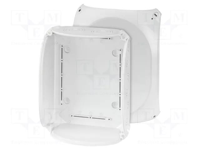 Enclosure: junction box; X: 205mm; Y: 255mm; Z: 112mm; IP66,IP67 HENSEL HENSEL-KF-2500-G