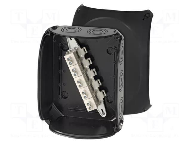 Enclosure: junction box; X: 205mm; Y: 255mm; Z: 112mm; IP66,IP67 HENSEL HENSEL-KF-2525-B