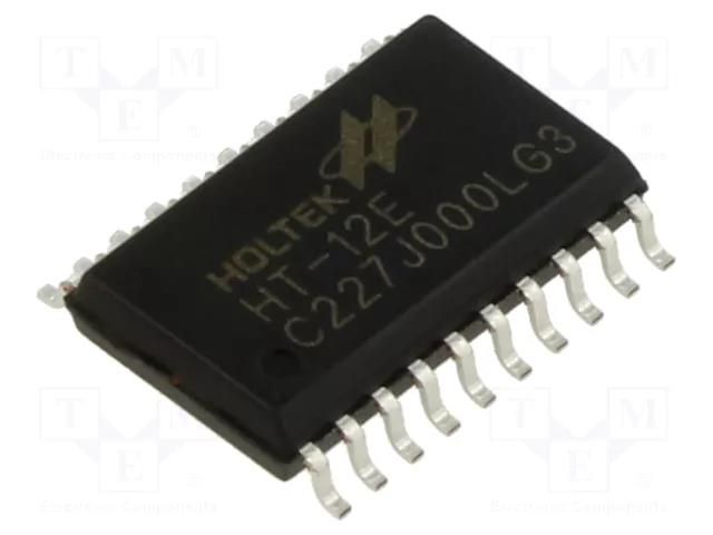 IC: remote control encoder; SOP20; tube; 2.4÷12VDC HOLTEK HT12E-SOP20-TUBE