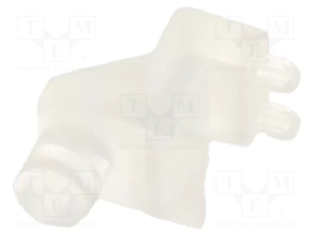 Fiber for LED; Ø3mm; Front: flat; angular,with PCB mounting BIVAR SLP3-200-100-F