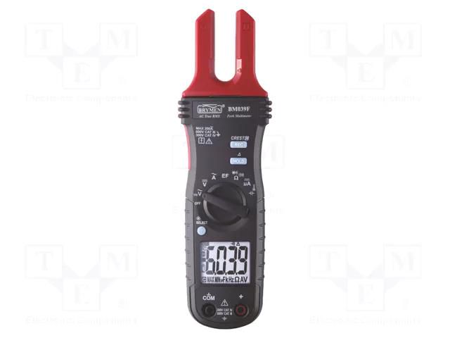Meter: multifunction; digital,pincers type; LCD; (6000) BRYMEN BM039F