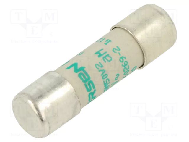 Fuse: fuse; 2A; 500VAC; aM; ceramic,cylindrical,industrial MERSEN H218714