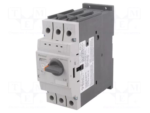 Motor breaker; 30kW; 220÷690VAC; for DIN rail mounting; IP20 LS ELECTRIC MMS-63S-63A