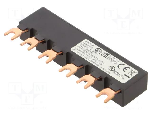 Modular busbar; Poles: 3; 63A; IP20; No.of mod: 6; S0,S00 SIEMENS 3RV1915-1AB
