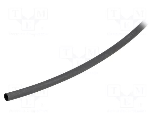 Heat shrink sleeve; 2: 1; 3.18mm; L: 30.48m; black ALPHA WIRE F2211/8-BK005