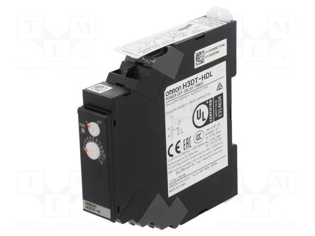 Timer; 1÷120s; SPDT; 250VAC/5A; Usup: 200÷240VAC; -20÷60°C; PIN: 5 OMRON H3DT-HDL