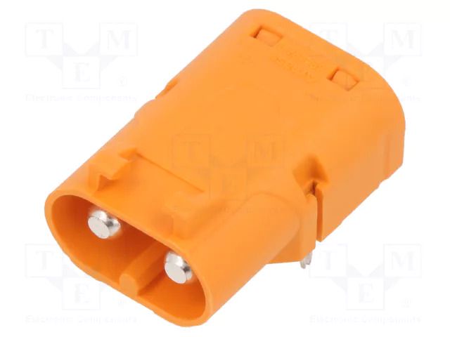 Connector: DC supply; socket; male; LC; 30A; 1kV; PIN: 2; angled 90° AMASS LCB40PW-M