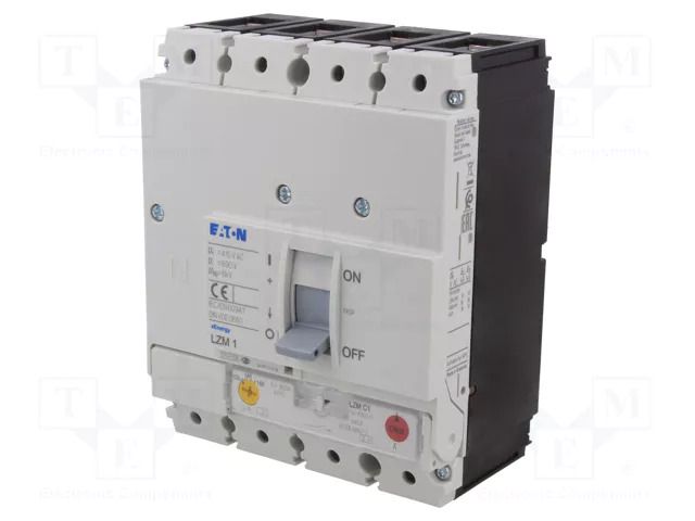Power breaker; Poles: 4; screw type; Inom: 160A; IP20; -25÷70°C EATON ELECTRIC LZMC1-4-A160-I