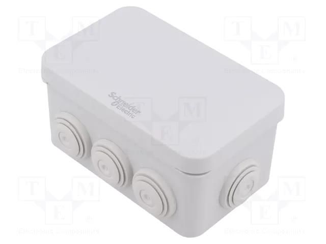 Enclosure: junction box; X: 83mm; Y: 125mm; Z: 61mm; wall mount; IP55 SCHNEIDER ELECTRIC ENN05003