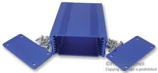 CASE, ALUMINIUM, BLUE, 64X30X80MM B1-080BL