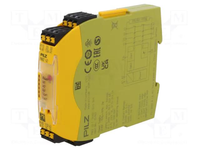 Module: safety relay; Usup: 24VDC; IN: 2; OUT: 5; PNOZ s2 C; -10÷55°C PILZ PZ-751102