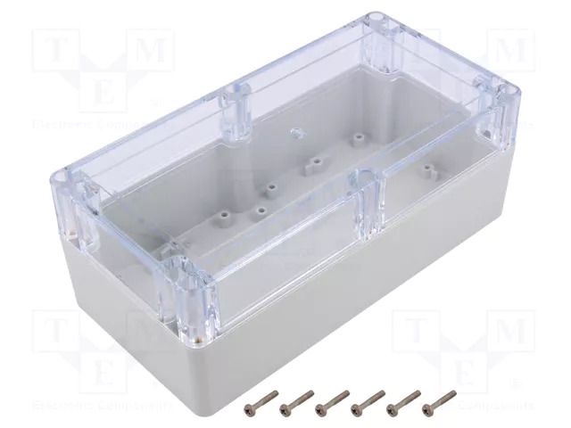Enclosure: multipurpose; X: 100mm; Y: 200mm; Z: 75mm; ZP; ABS; gasket KRADEX ZP20010075JPHABSPC