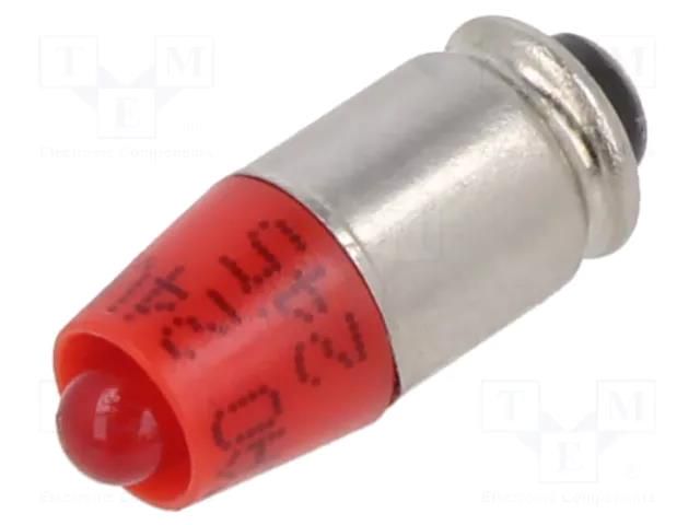 LED lamp; red; S5,7s; 24VDC; 24VAC; No.of diodes: 1 EAO 10-2J12.1062