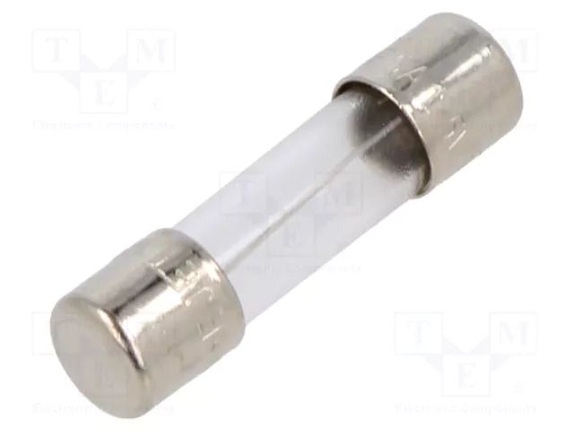 Fuse: fuse; 5A; 125VAC; quick blow; cylindrical,glass; 5x20mm; 5MF BEL FUSE 5MF-5-R