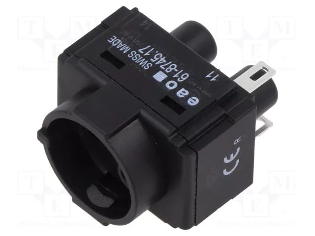 Contact block; 61; -25÷55°C; connectors; Contacts: NC; 250VAC; 5A EAO 61-8745.17