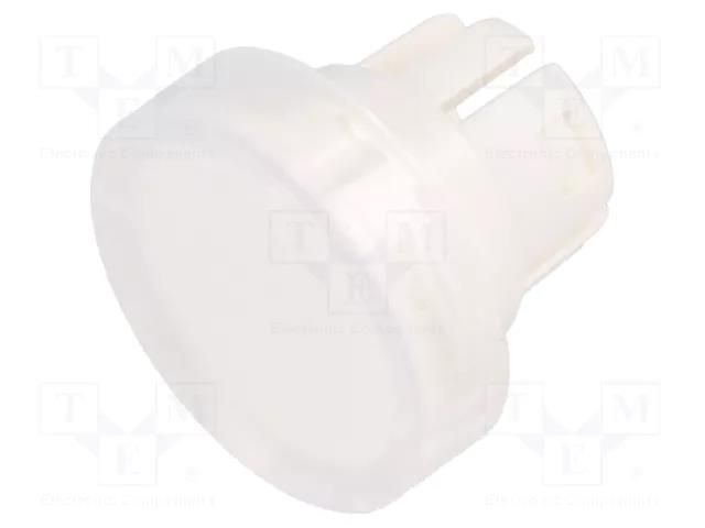 Actuator lens; 22mm; 61; transparent; plastic; Face dim: Ø15.8mm EAO 61-9311.7