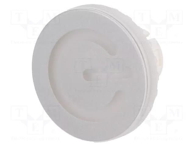 Actuator lens; 22mm; 61; transparent; plastic; Face dim: Ø19.7mm EAO 61-9643.703