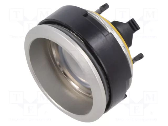 Button holder; 22mm; IP67; 84; Ø22.5mm; Face dim: Ø25mm; aluminium EAO 84-1201.7