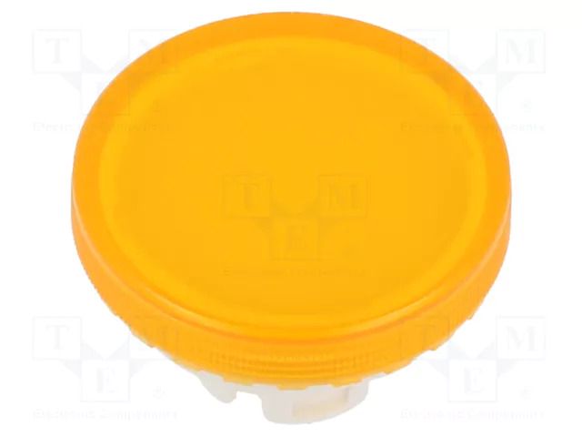 Actuator lens; 22mm; 84; transparent,yellow; plastic EAO 84-7111.400