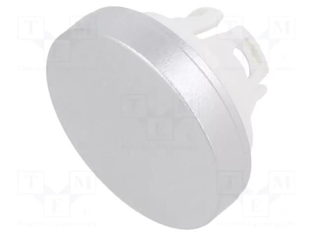 Actuator lens; 22mm; 84; natural; aluminium EAO 84-7201.800