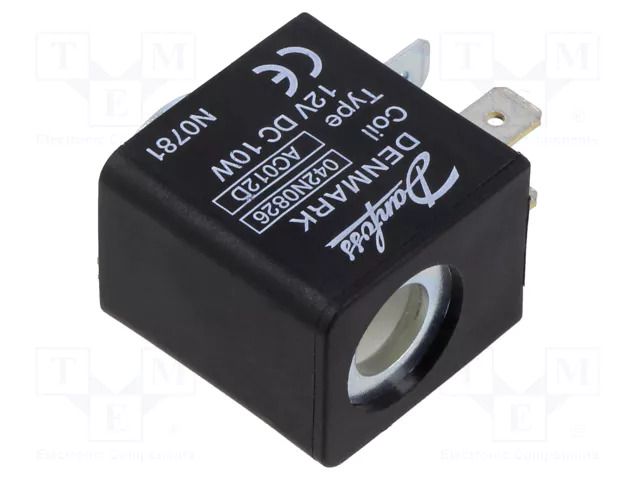 Accessories: coil for solenoid valve; 9mm; 12VDC; IP00; -40÷50°C DANFOSS 042N0826