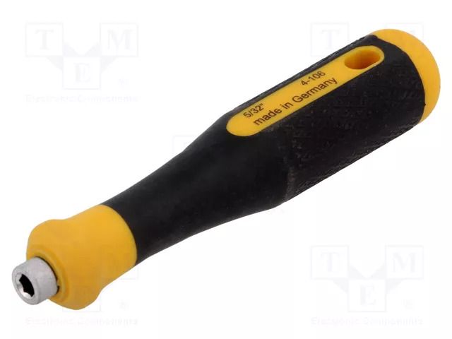 Screwdriver handle; magnetic; Holder: hexagonal; 1/4"; 110mm BERNSTEIN BRN-4-106