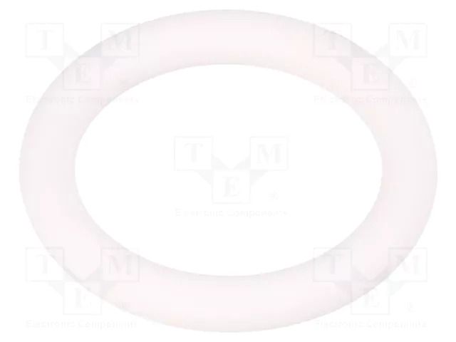 O-ring gasket; silicone; Thk: 4mm; Øint: 22mm; white; -60÷160°C ORING USZCZELNIENIA TECHNICZNE O-22X4-SI-WH