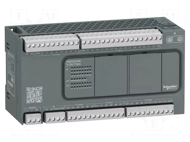 Module: PLC programmable controller; OUT: 16; IN: 24; Modicon M200 SCHNEIDER ELECTRIC TM200C40U