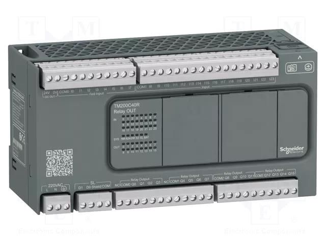 Module: PLC programmable controller; OUT: 16; IN: 24; IP20 SCHNEIDER ELECTRIC TM200C40R