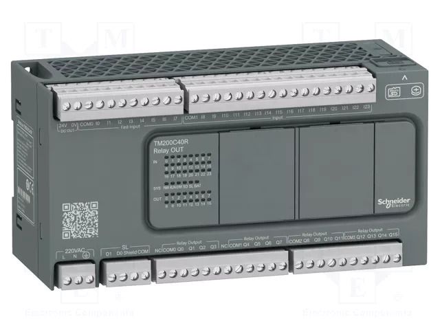 Module: PLC programmable controller; OUT: 16; IN: 24; Modicon M200 SCHNEIDER ELECTRIC TM200C40R