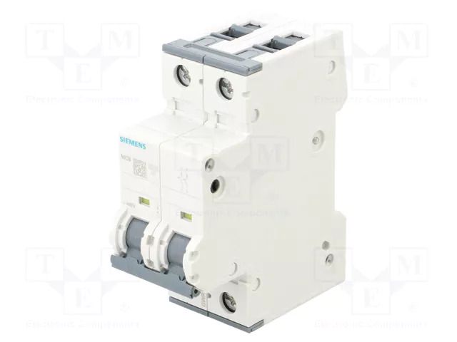 Circuit breaker; 230/400VAC; Inom: 63A; Poles: 2; Charact: C; 10kA SIEMENS 5SY4263-7