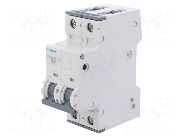 Circuit breaker; 230/400VAC; Inom: 16A; Poles: 1+N; Charact: B; 10kA SIEMENS 5SY4516-6