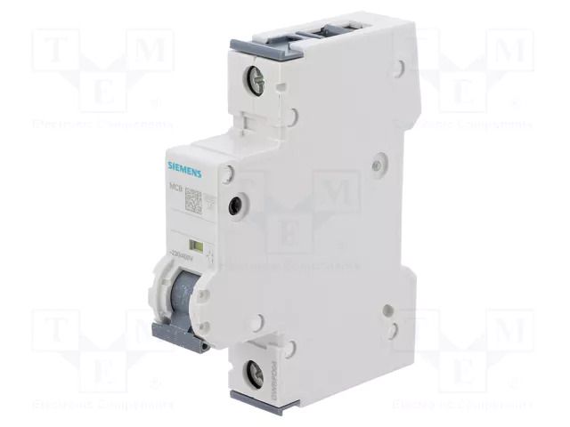 Circuit breaker; 230/400VAC; Inom: 1A; Poles: 1; Charact: C; 6kA SIEMENS 5SY6101-7